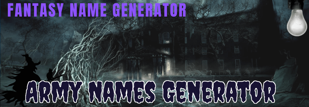 Army Names Generator