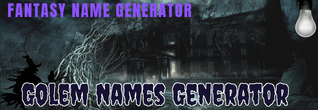 Golem Names Generator