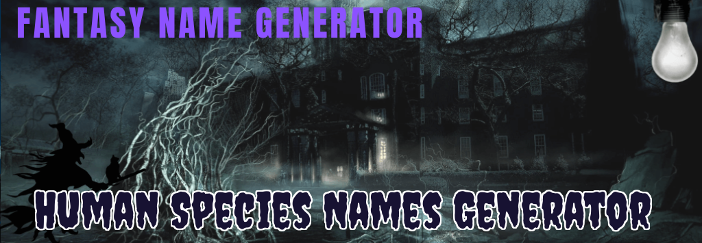 Human Species Names Generator