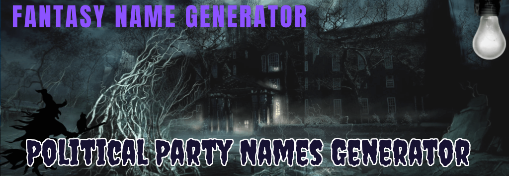 Political Party Names Generator