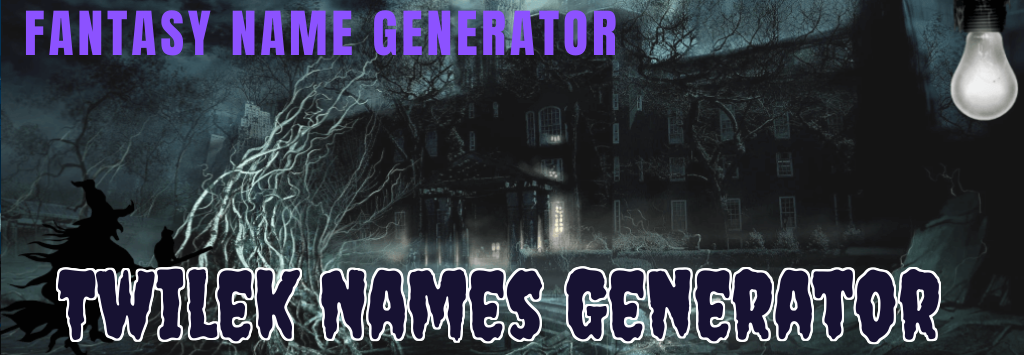 Twilek Names Generator